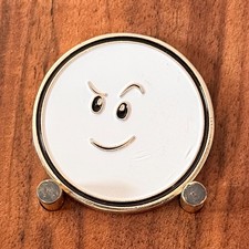 Think Big Boxland Media Winking Face Emoji Themed Challenge Coin W#19 picture