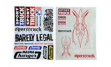 Vintage Sport Truck Magazine Sticker Sheet SET picture