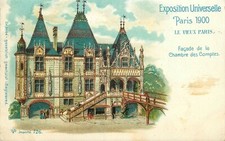 Postcard 1900 France Paris Universal Exposition undivided 22-12125 picture