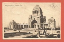 POSTCARD - STUTTGART GERMANY - CREMATORIUM – 1908 REAL PHOTO MAILED picture