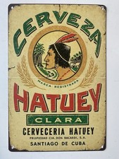 Cerveza Hatuey Clara Beer Sign - Cerveceria Hatuey - Santiago De Cuba picture