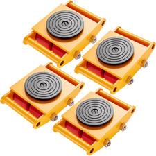4PCS Machinery Skates Dollies, 17,637 Lb Heavy Duty Equipment Moving Skates with picture