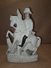 Antique Staffordshire “King William III” Equestrian Flatback, c.1860s picture