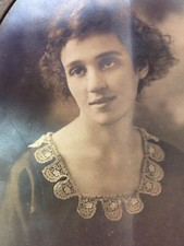 Instant Ancestor Antique 1920's Black & White Photograph of Woman 4