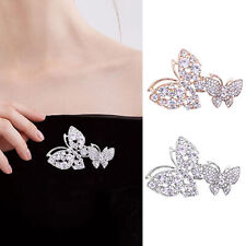 Exquisite and Beautiful Hollow Rhinestone Butterfly Alloy Brooch for Sweaters picture