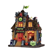 Lemax Spooky Town Halloween Village Phantom Parcel & Post 45667 picture