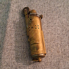 Bowers Vintage WWII Bronze Tone Pocket Windproof Trench  Lighter Collectible picture