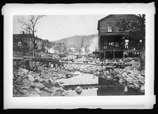 Photo:Kitzmiller Maryland Flood 1924 Flood Damage Homes picture