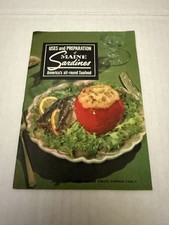 Vintage 1952 Uses and Preparation of Maine Sardines Augusta Maine Booklet picture