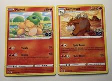 Pokemon Numel & Camerupt Evolutions Set - Pokémon GO - English picture