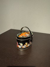 VTG Keller Charles Miniature Halloween Tin Cute Trick Or Treat Mice Exclusive  picture