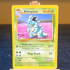 Pokémon TCG Nidoqueen Jungle 23/64 Unlimited Regular Rare English 1999 picture
