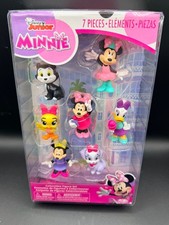 Disney Junior Minnie Collectible Figure Set 7 Pieces - New, Sealed picture