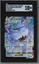 2022 Pokemon Ice Rider Calyrex VMax Ultra Rare SGC 10 picture