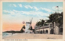 Miami Beach FL Florida St Johns Bathing Casino Roney Plaza Vtg Postcard G30 picture