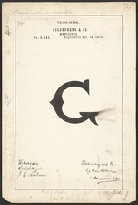 Photo:[Trademark registration by Goldenberg & Co. for G brand Medicine] picture