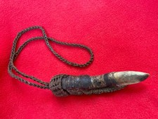 PNG Headhunter Traditional Hunter Medicine Cassowary Claw Necklace picture