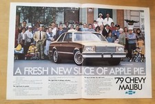1979 Chevy Malibu Blue Diamond Almonds & New England Life 1978 Vintage Print Ads picture