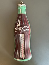 Vintage TCA Coca-Cola Tin Hanging Wall Thermometer 17