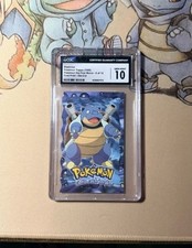 Topps 1999 Pokémon The First Movie Blastoise #9/12 Die-Cut 1st Ed CGC 10 picture