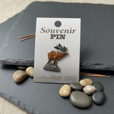 Montana Elk Souvenir Pin Enamel Wildlife Lapel Pin New picture