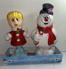 Lowe's 2026 Frosty The Snowman And Karen Blow Mold Pair 12 Inch Holiday Living picture