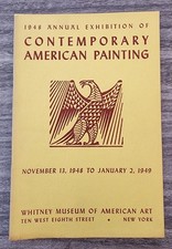 Contemporary American Painting Gallery Brochure 1948 NYC Art Exhibition Booklet picture