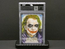 Heath Ledger as The Joker - 1/1 sketch card- Hollywood Masterpieces picture
