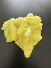 Large Native Sulfur Crystal Cluster Sicily Italy 1.93 lb Mineral Specimen picture