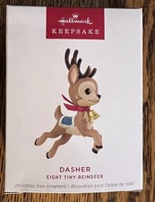 2025 Hallmark Keepsake DASHER Eight Tiny Reindeer #1 ornament 1st in series NEW picture
