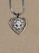 Order Of The Eastern Star OES Masonic Rhinestone Necklace 24” NOS New Old Stock picture