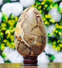Large 180MM Natural Yellow Septarian Stone Chakra Metaphysical Healing Egg picture