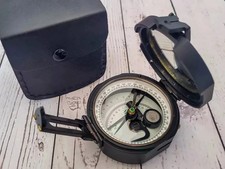 Vintage Bruntons Ainsworth Surveyors Geological Pocket Transit Compass picture