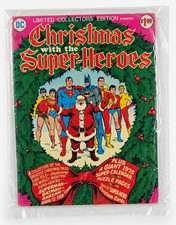 DC Limited Collectors' Edition C-34 1975 Christmas with Super-Heroes Cards picture