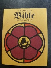 Vintage 1969 NCR PCMI Microfilm Holy Bible Lunar Apollo 14 Smallest Book Sleeve picture