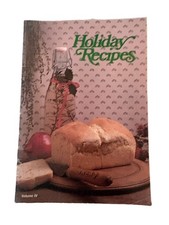 1988 Holiday Recipes Cookbook Booklet State of New Hampshire Liquor Commission picture