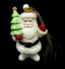 Lenox Very Merry Porcelain Santa Ornament picture