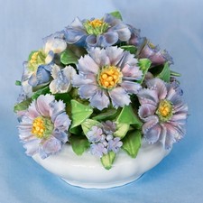 Beautiful ,Vintage Handmade Coalport Bone China Flower Bouquet, Made in England picture
