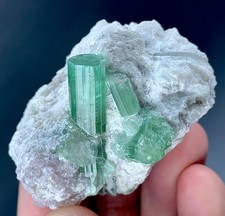 296 CTs Terminated Green tourmaline Crystal specimen from Afghanistan picture