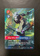 Riftbound TCG, Ekko-Boy Who Shattered Time, Signature 168*/167, NM ENGLISH picture