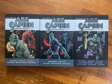 Abe Sapien: Dark & Terrible, Vol. 1 & 2 HC, The Drowning HC - Hellboy, Mignola picture
