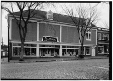 Nantucket Massachusetts 1900s Main Street South Side retail shops Butter's picture