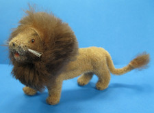 Vintage Wagner Kunstlerschutz Handwork LION Flocked West Germany 4