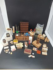 Vintage Taiwan Miniature Store Furnishings And Wares  Bundle See All Pictures picture