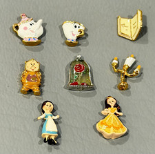 Disney Beauty & The Beast Charms Lot of 8 Belle Mrs. Potts Chip Lumiere Rose picture