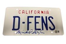 Michael Douglas Signed Autograph Falling Down License Plate Beckett BAS picture