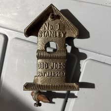 1887 STANLEY No. 1 “ODD JOBS”-ANTIQUE HAND TOOL-SQUARE-GAUGE-LEVEL picture
