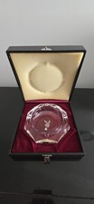 Vintage Mid Century Japan Post House PlayBoy Hand Cut Crystal Ash Tray picture