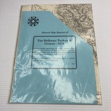 The Balkans Turkey & Greece 1875 Edward Weller Historic Map REPRINT 18