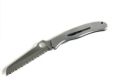 Spyderco C02 Mariner Folding Knife ATS-55 Stainless Steel Handle Japan 1997-1998 picture